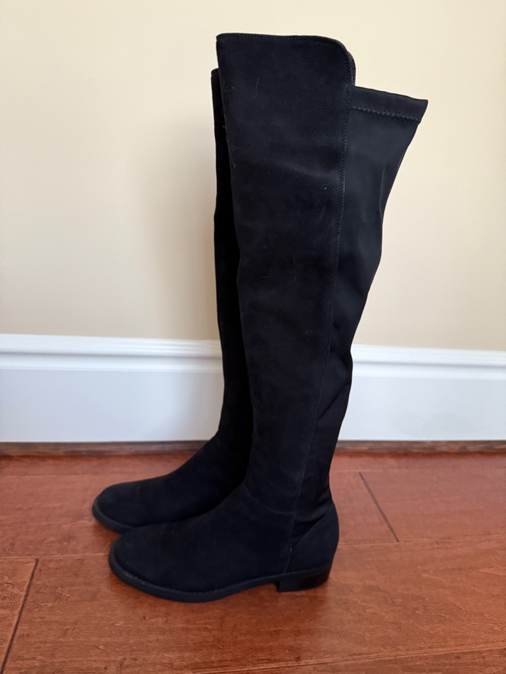 Blondo Black Over-the-Knee Suede Boots